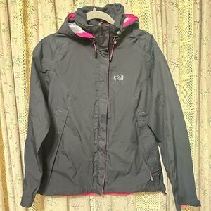 Millet GORE-TEX Active Hooded Shell Jacket Women’s M Gray Pink